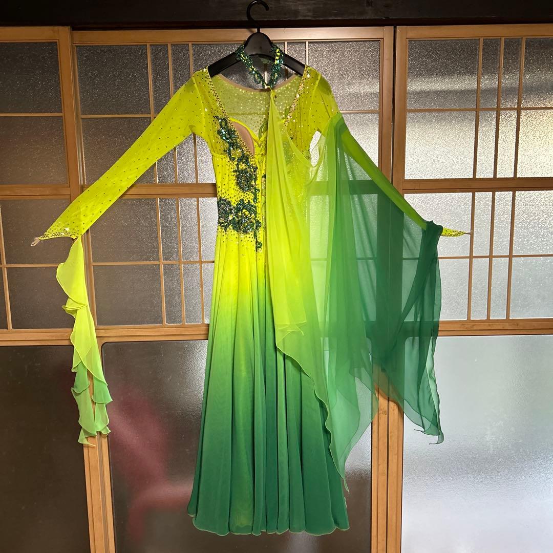 社交ダンス用グラデーションドレス