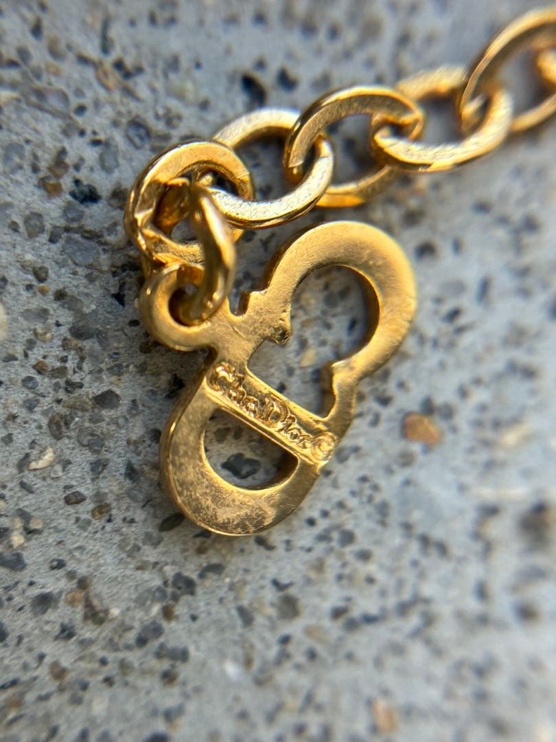 n*♡様 クリスチャンディオール ネックレス ハート ラインストーン　ビジュー