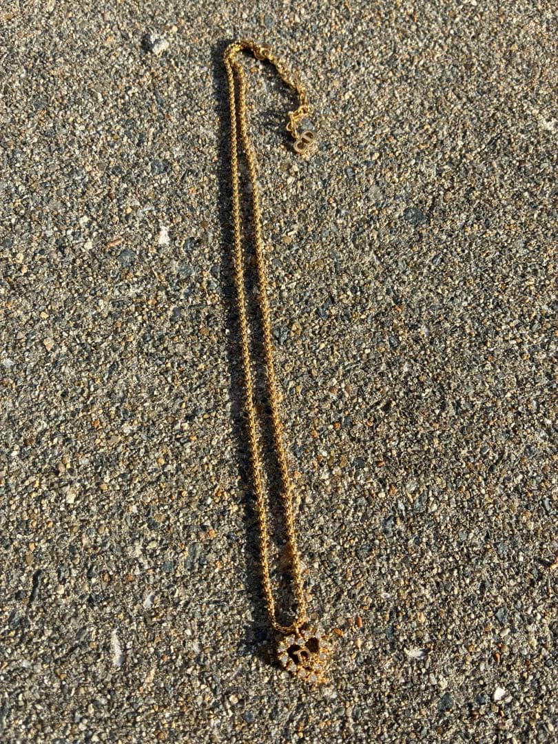 n*♡様 クリスチャンディオール ネックレス ハート ラインストーン　ビジュー