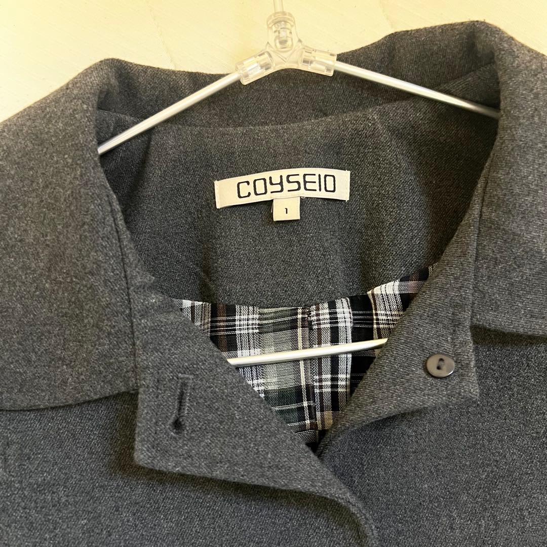 coyseio リボンジャケット　グレイ　musinsa アウター　ジャケット