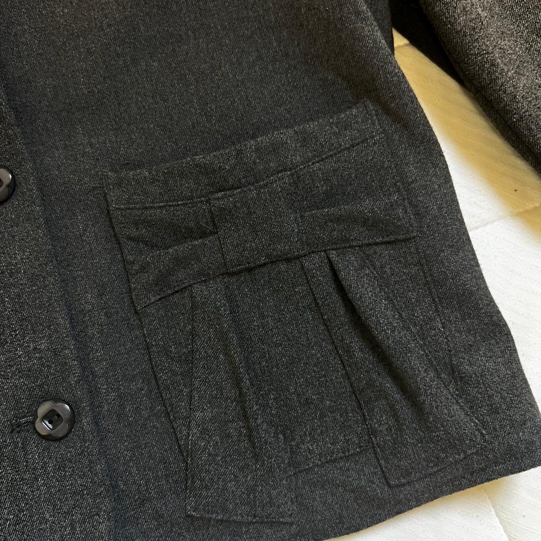 coyseio リボンジャケット　グレイ　musinsa アウター　ジャケット