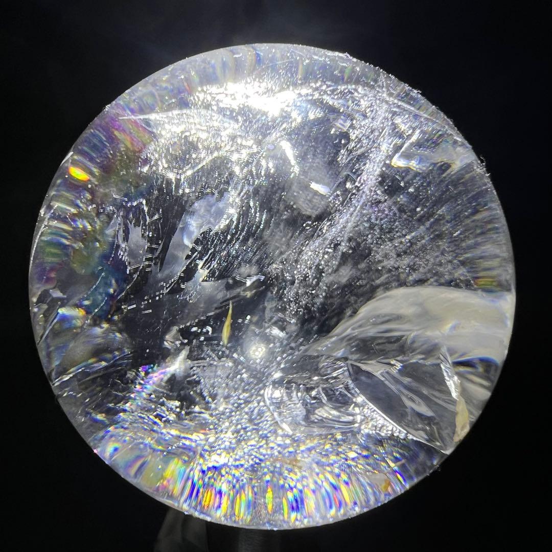 ✮超目玉✮☆極品極上 美宝珠 水晶玉☆レインボー レムリアンシード 丸玉 天然石