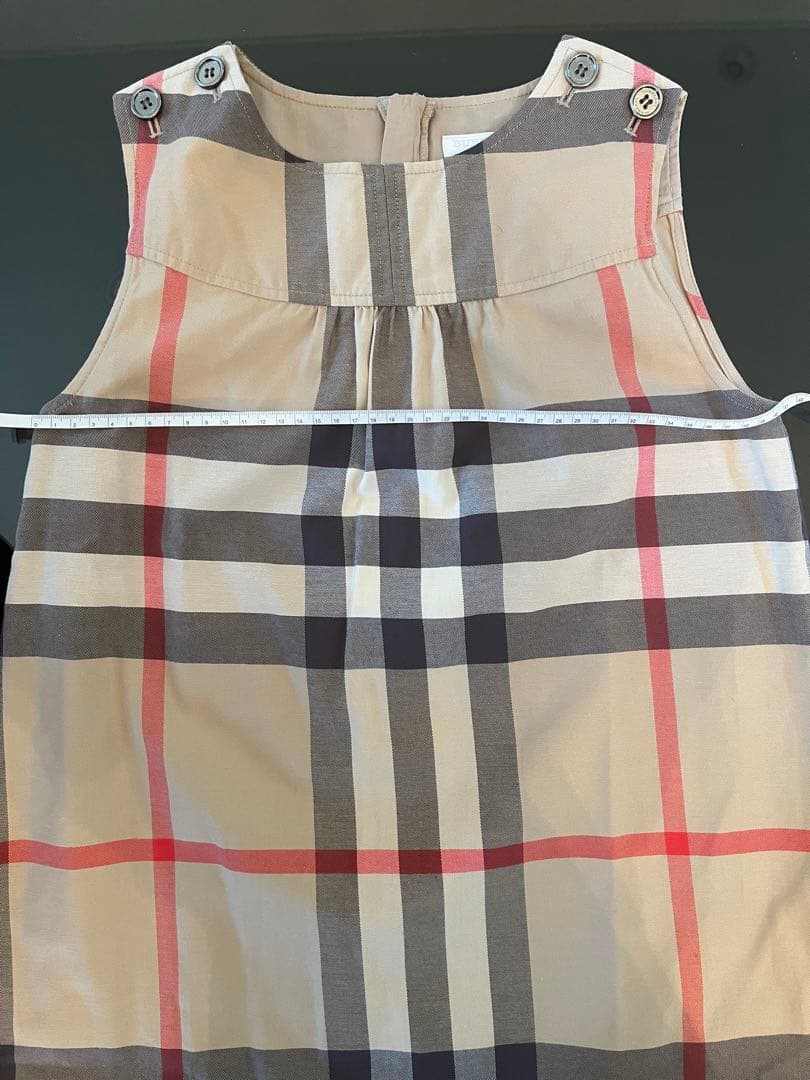 Burberry チェック柄ノースリーブワンピース サイズ14y 150〜160