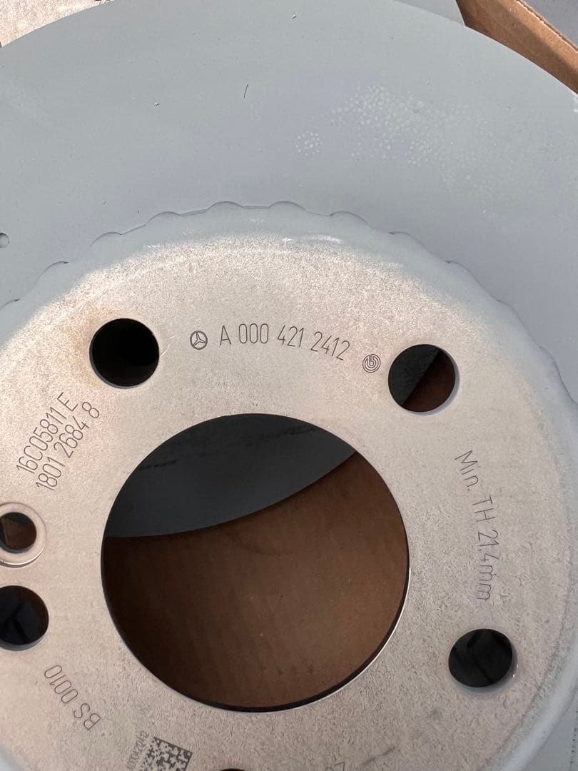 ベンツ純正　フロントブレーキローター　W205