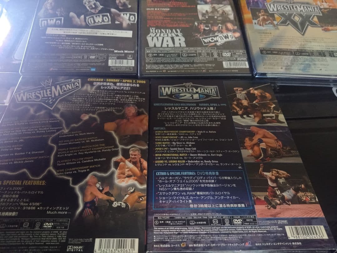 WWE WCW DVDまとめ売り