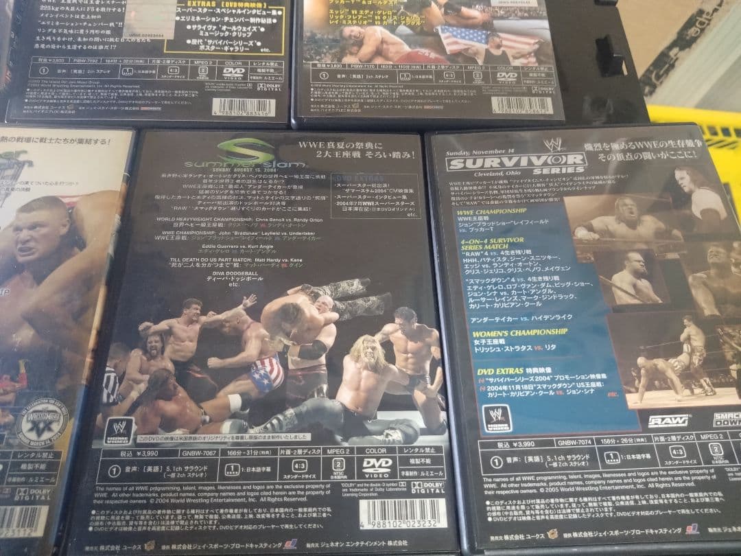 WWE WCW DVDまとめ売り