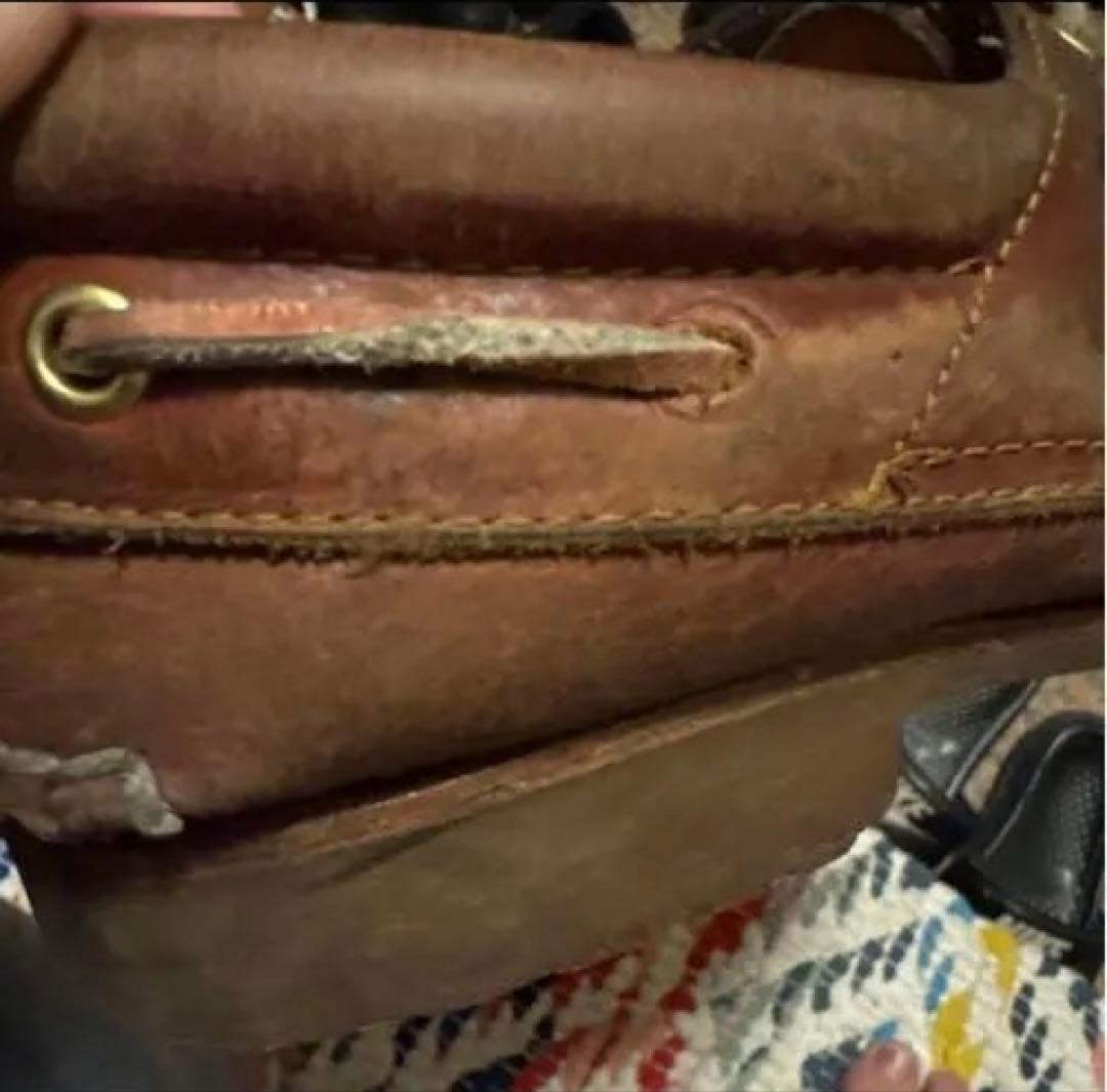 Timberland 3eye モカシンシューズ バーガンディ 早い者勝ち