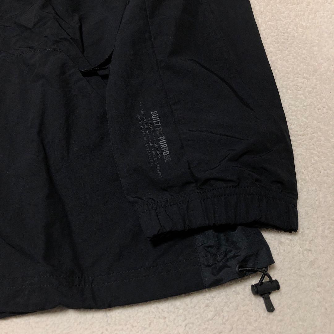 新品　adidas アディダス ウーブンジャケット　セットアップ　ブラックXO