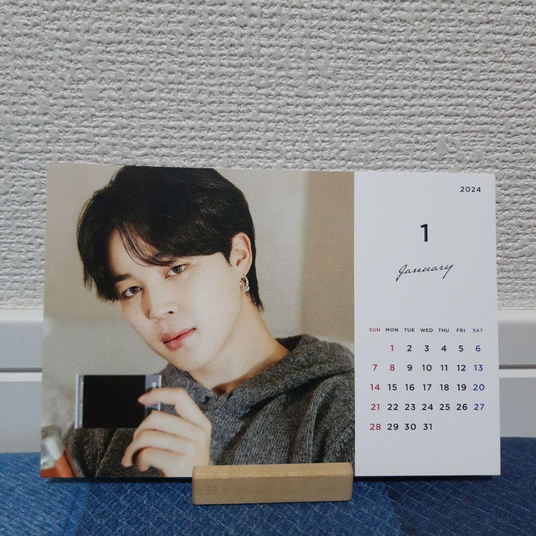BTS　バンタン　ジミン　jimin　2024　卓上　カレンダー