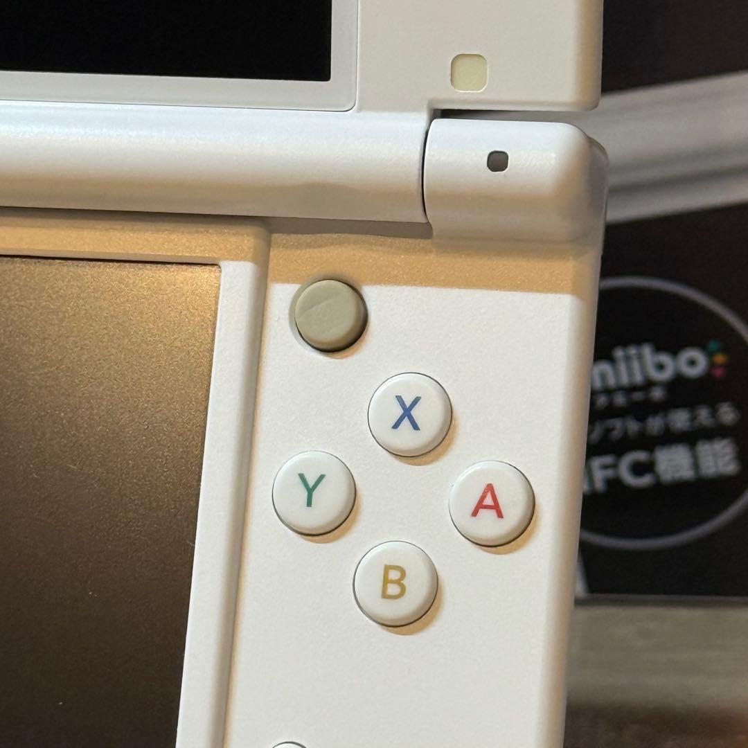 6-200 Newニンテンドー3DS LL パールホワイト 上下IPS Dual