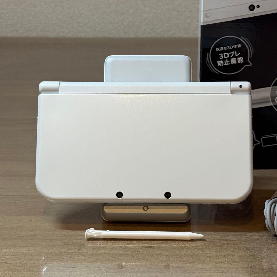 6-200 Newニンテンドー3DS LL パールホワイト 上下IPS Dual