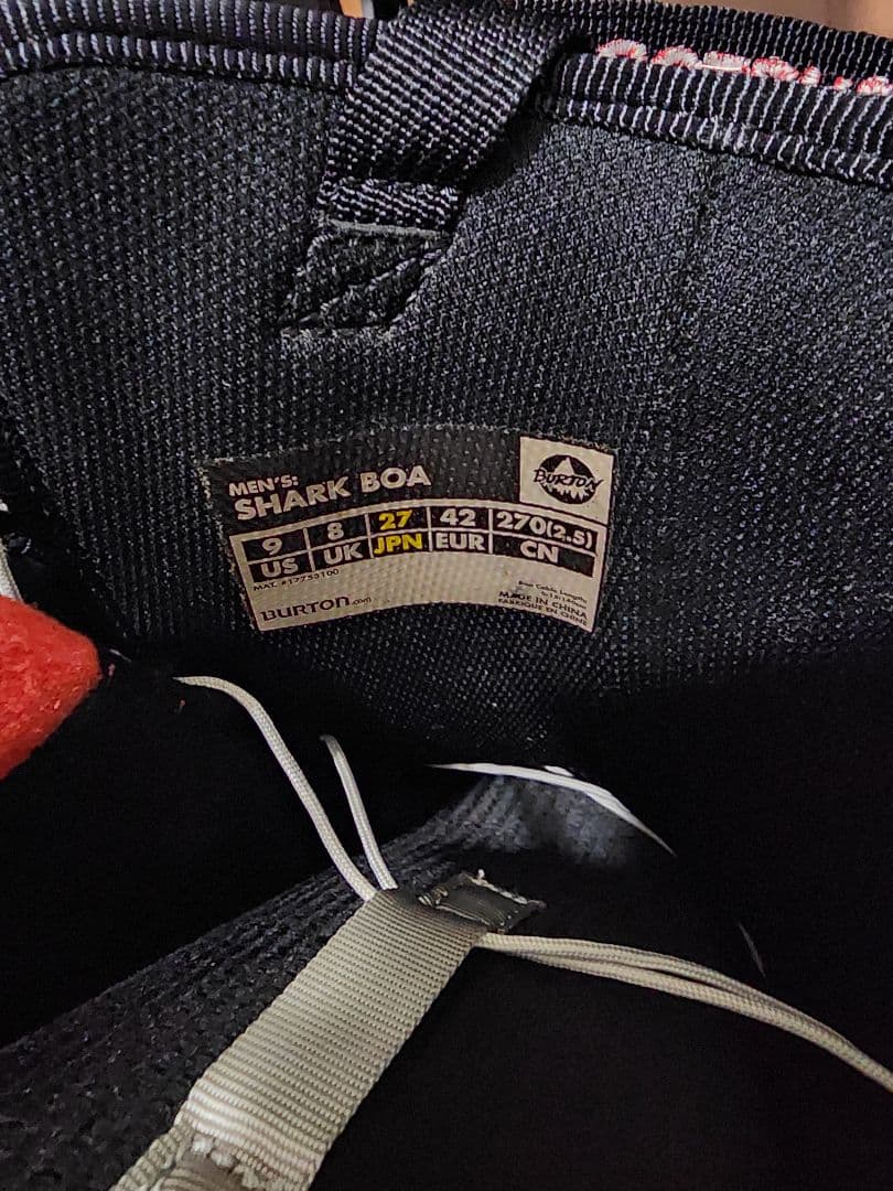 Burton バートン　スノーボードブーツ　Boaシステム　27cm