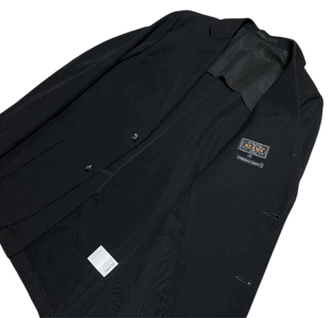 BEAMS PLUS ブラック ウール100% コンフォート ブレザー 秋冬