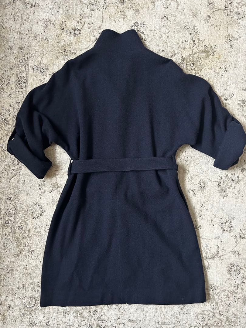 OLD ENGLAND Parisネイビー ウールコート