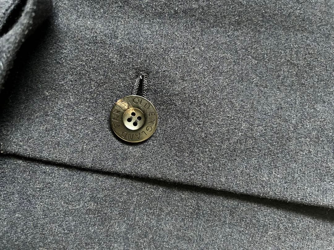 OLD ENGLAND Parisネイビー ウールコート