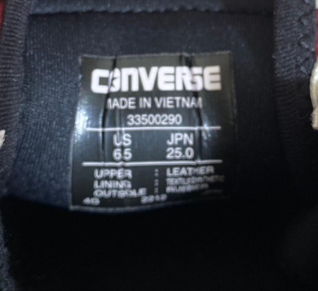 未使用 CONVERSEワンスター GF SC RED 25cm GOLF