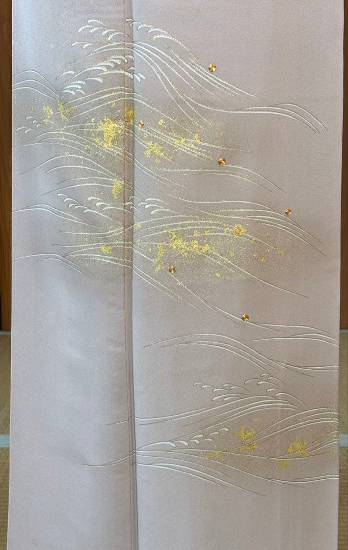 フォーマル4点フルセット 正絹訪問着　袋帯　帯締め帯揚げ