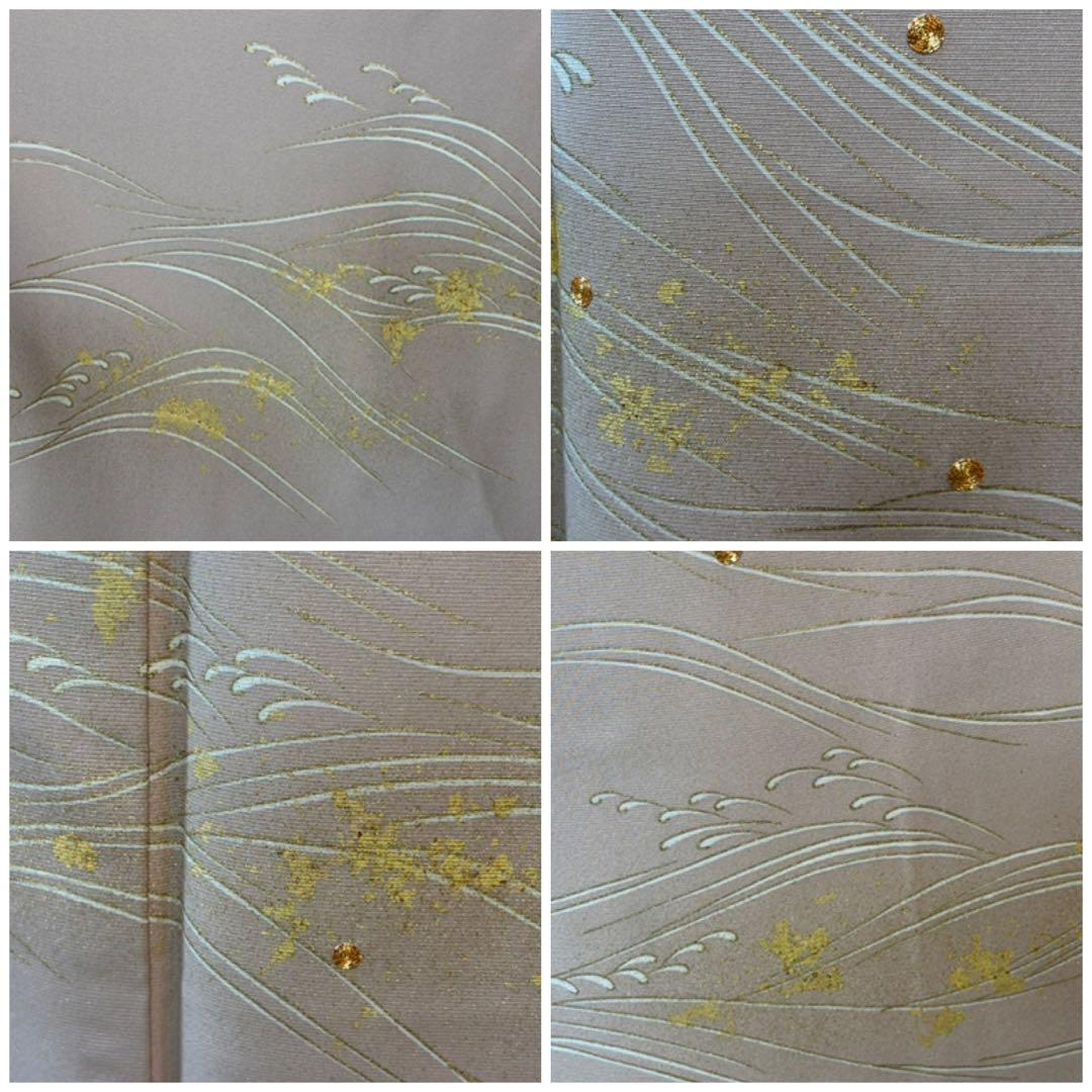 フォーマル4点フルセット 正絹訪問着　袋帯　帯締め帯揚げ