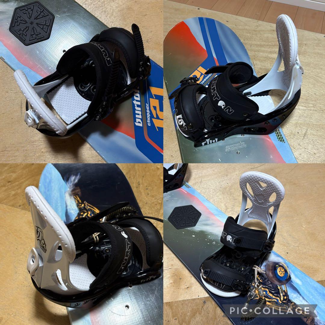 子供用スノーボード BURTON chopper キッズスノーボードセット 雪山