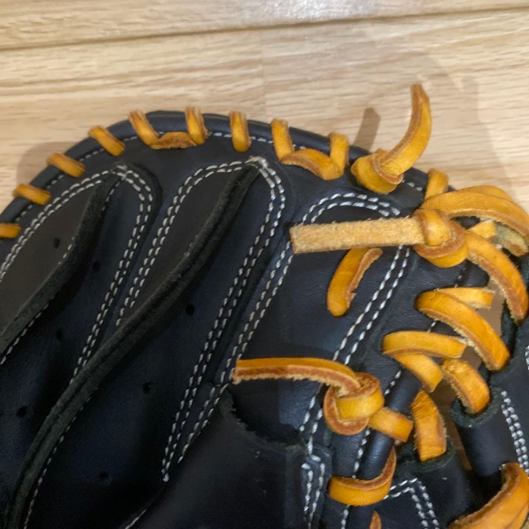 公式用　グローブ 黒/オレンジ　トレーニング