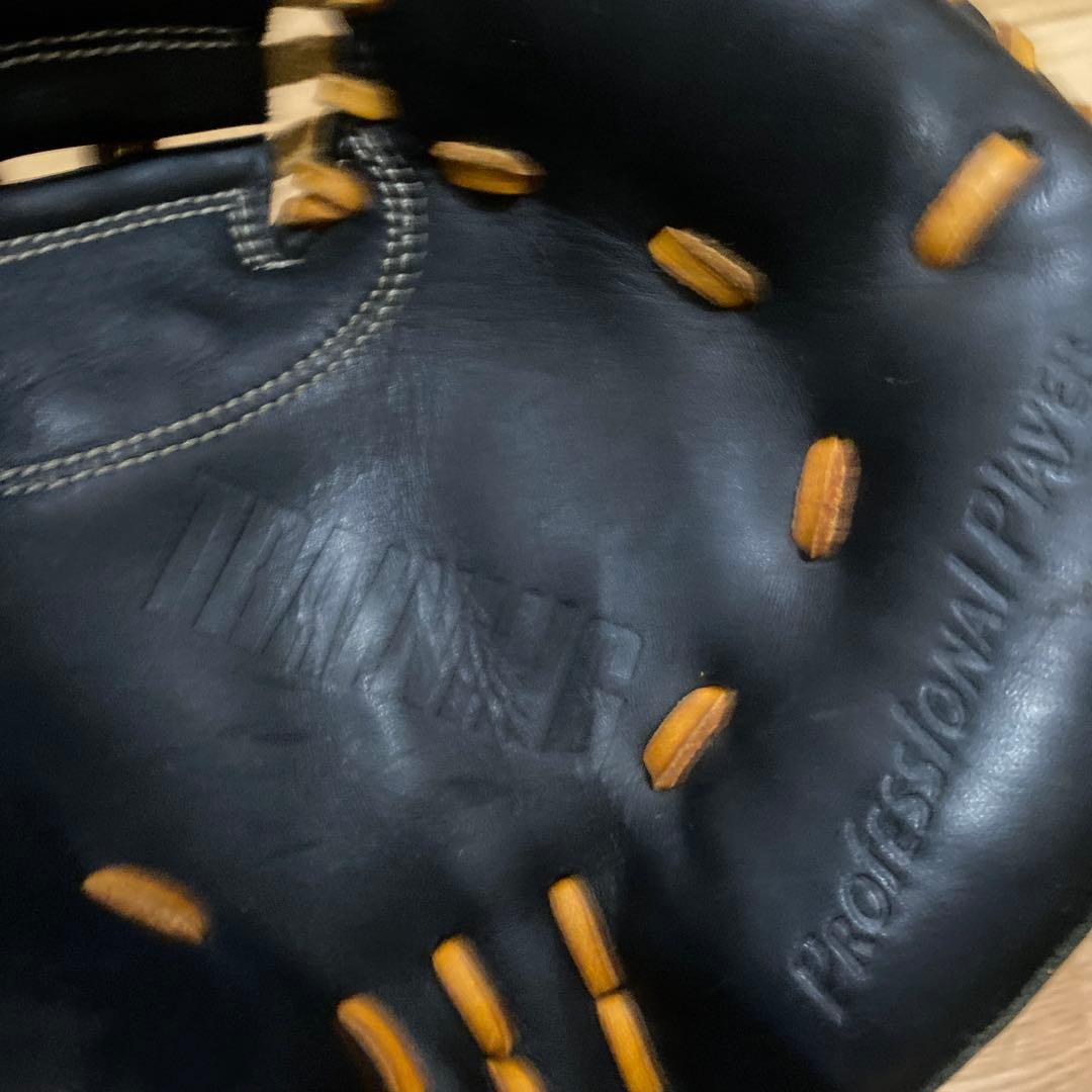 公式用　グローブ 黒/オレンジ　トレーニング