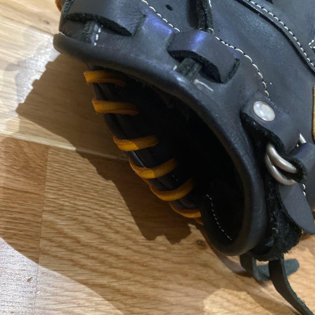 公式用　グローブ 黒/オレンジ　トレーニング