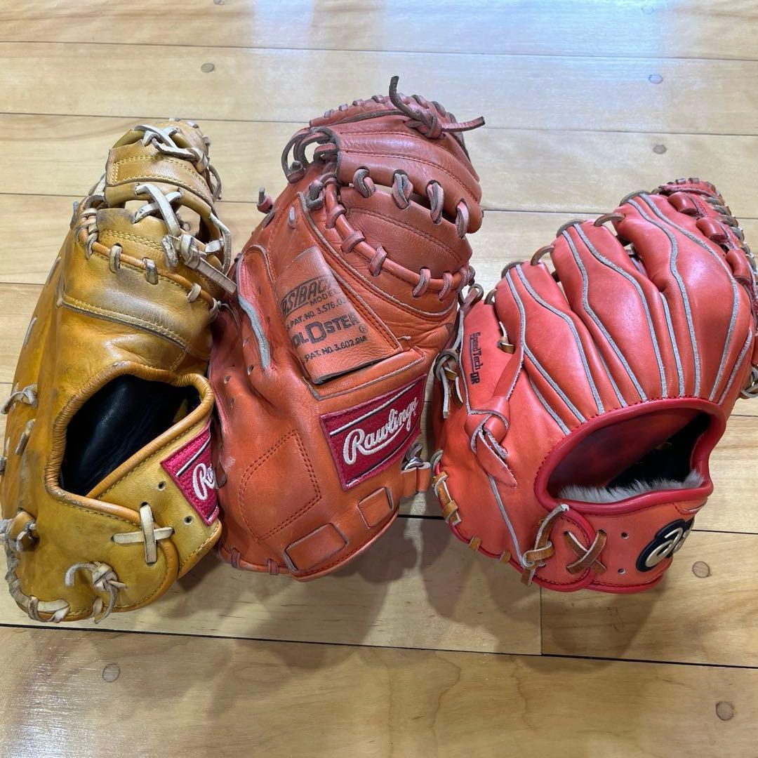 【セット売り】一般軟式野球用グローブ