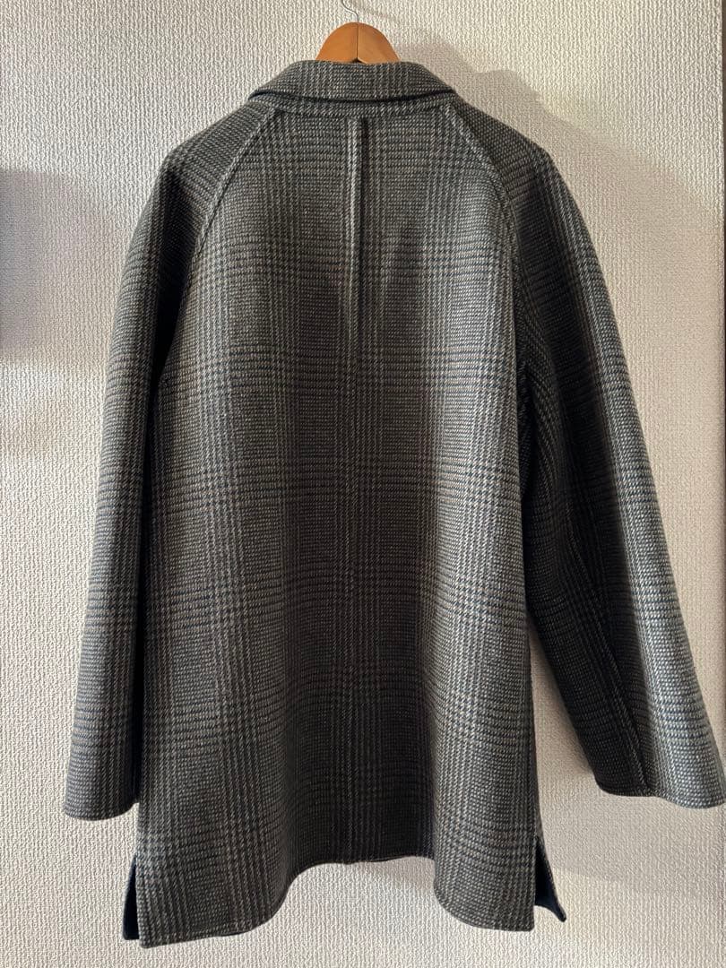 dunhill ウールリバーシブルコート　イタリア製