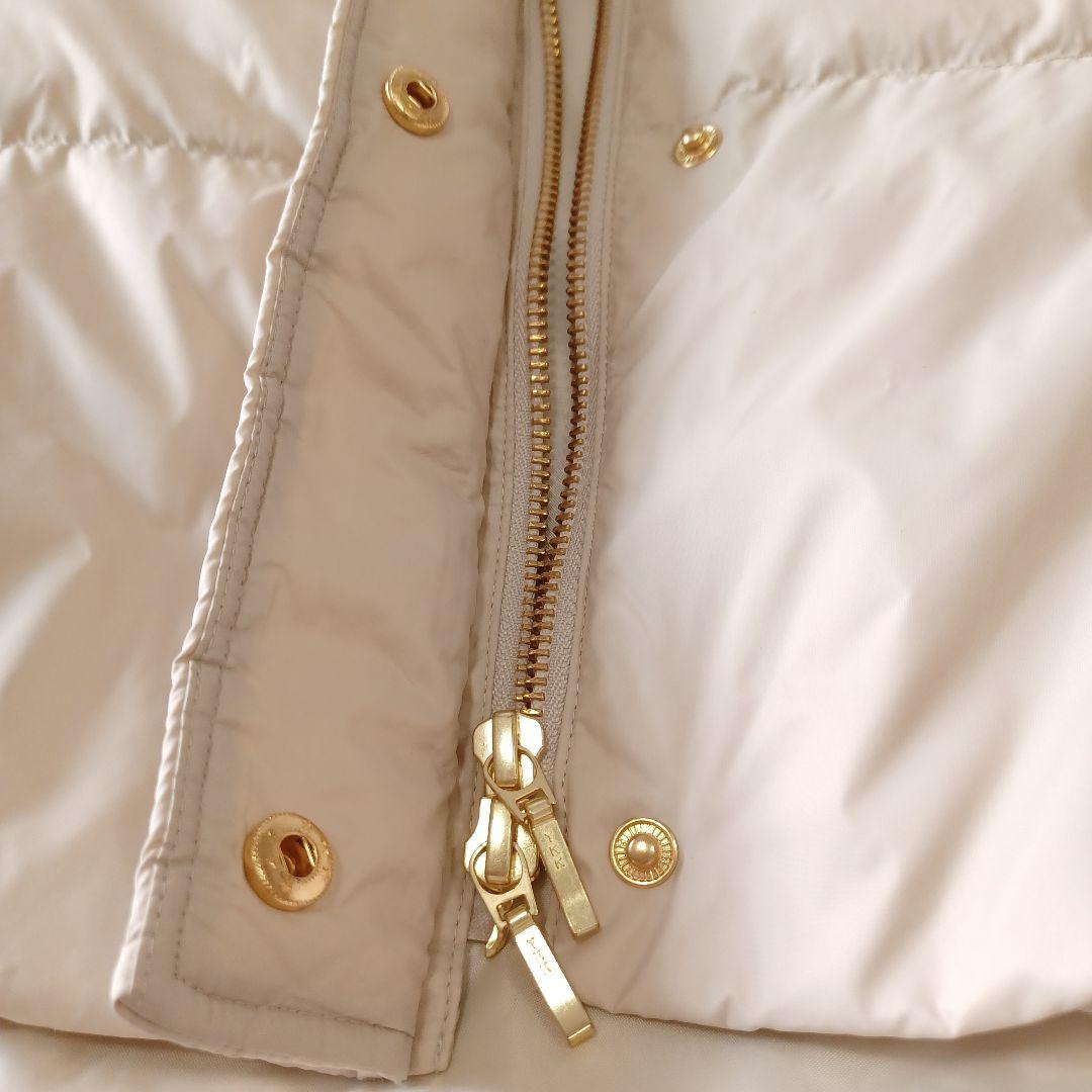 美品　バンヤードストーム 2024 フーディーダウンベスト ベージュ