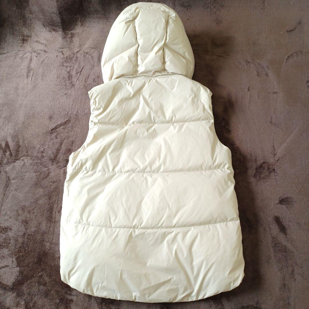 美品　バンヤードストーム 2024 フーディーダウンベスト ベージュ