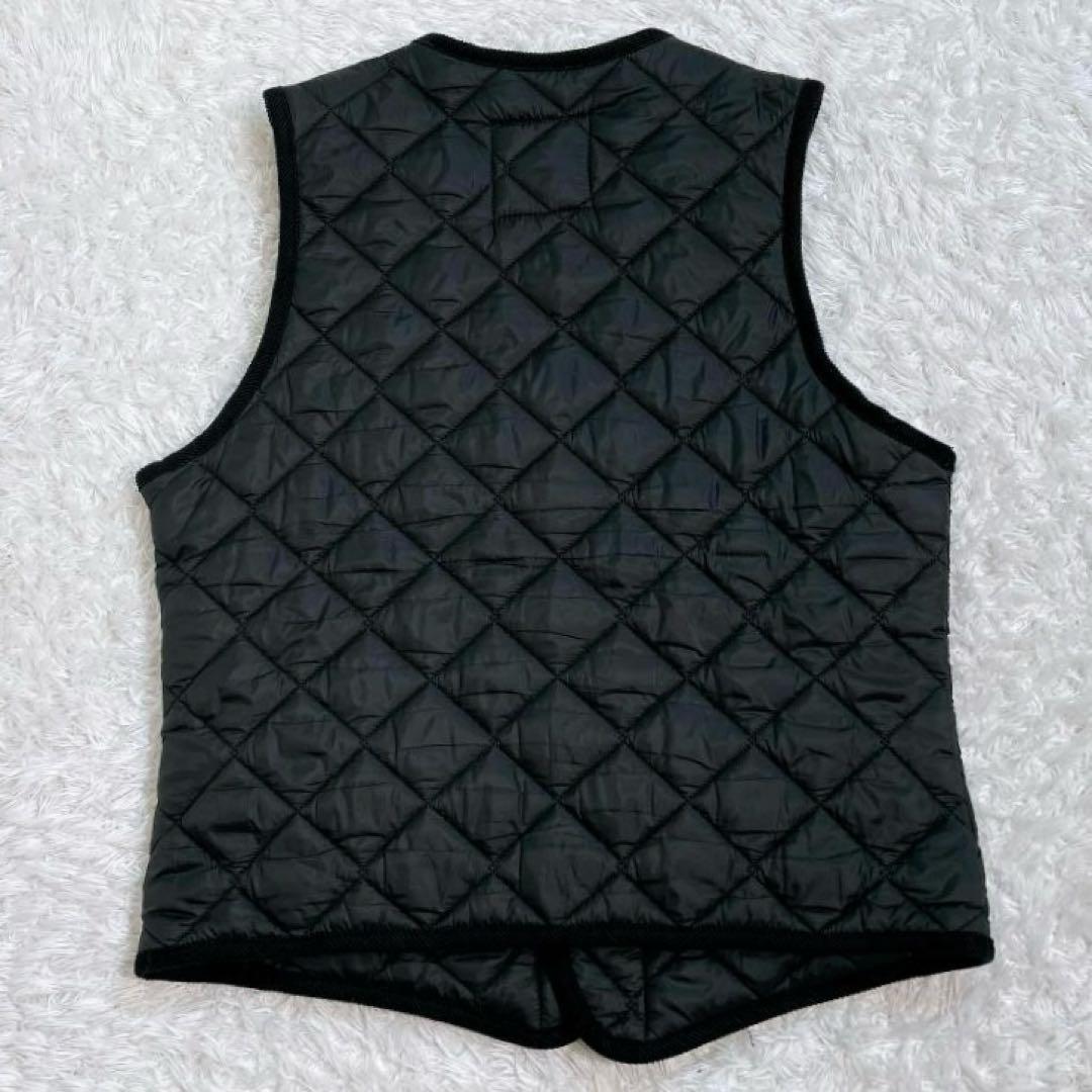 【美品】 ラベンハム キルティングベスト S 黒 36 イギリス製 希少モデル