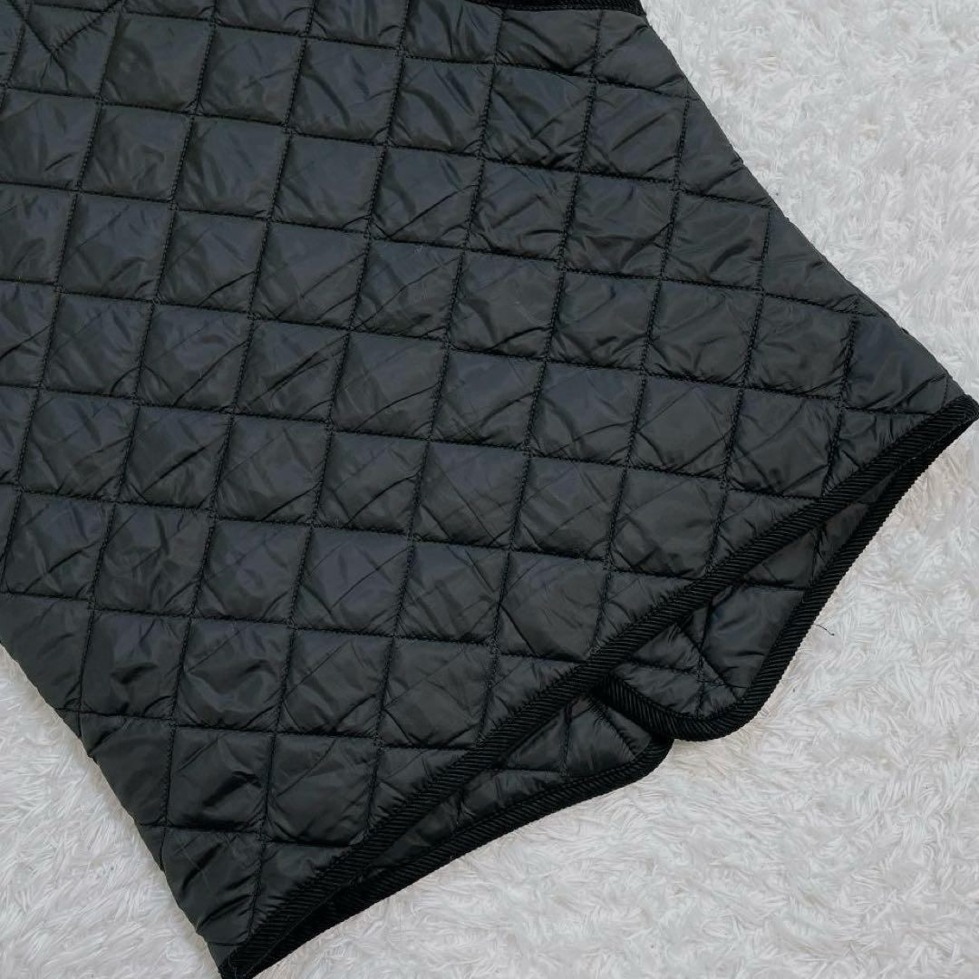 【美品】 ラベンハム キルティングベスト S 黒 36 イギリス製 希少モデル