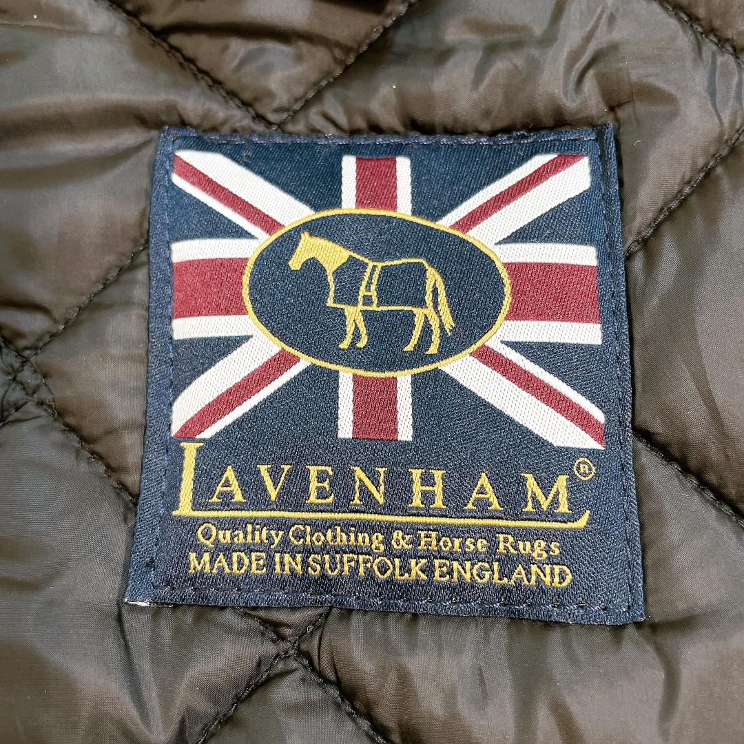 【美品】 ラベンハム キルティングベスト S 黒 36 イギリス製 希少モデル