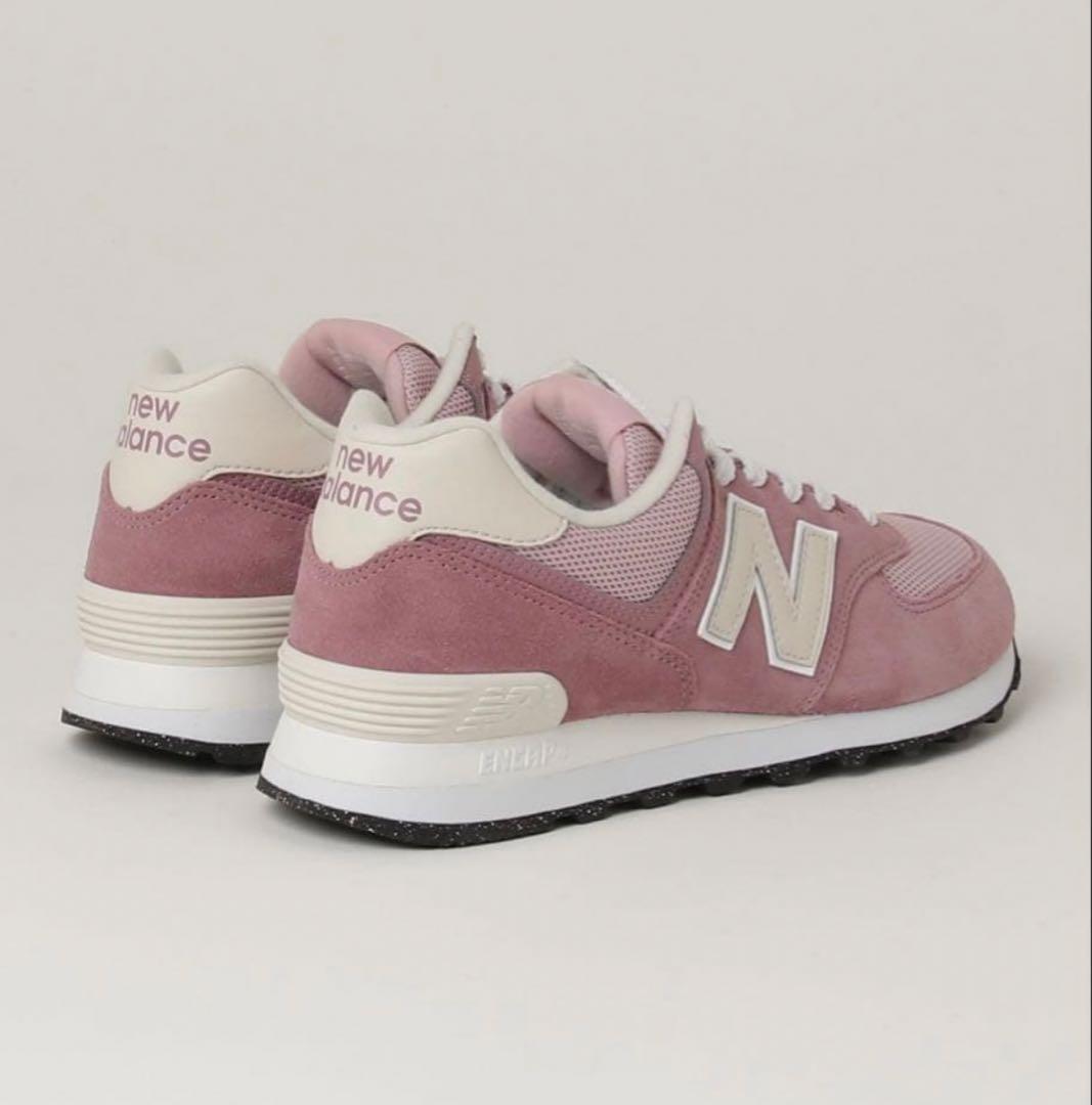 【新品、未使用】New Balance 574 ピンク スニーカー
