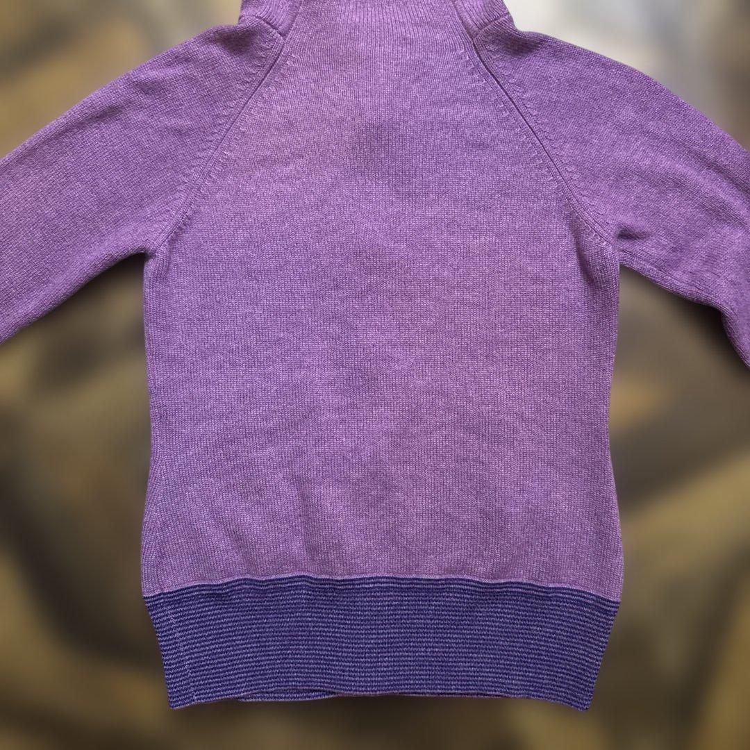 パタゴニア　カシミヤ　100% ニットパーカー　パープル　S