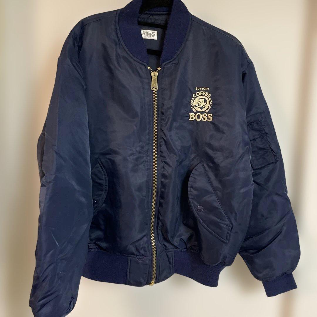 BOSS MA-1ジャケット ネイビー