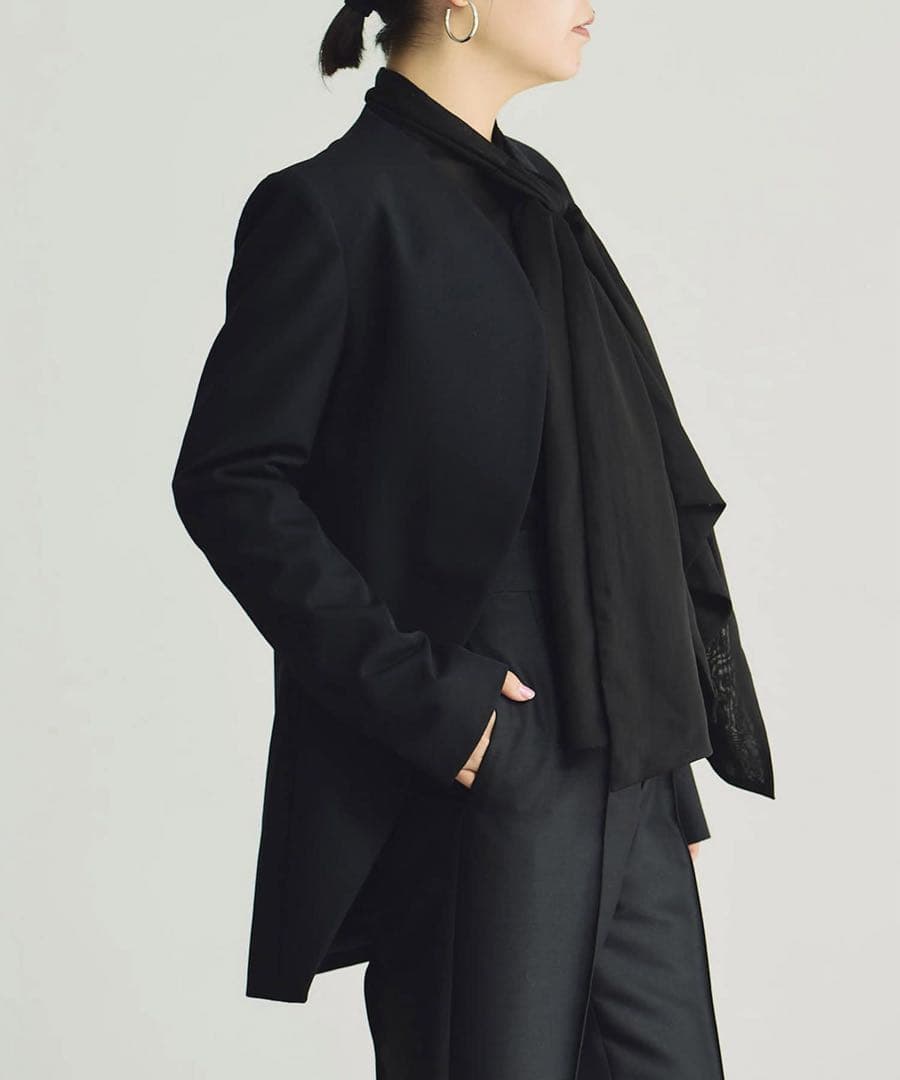 定価約5万 美品WhimGazette 長谷川京子さんコラボカラーレスジャケット