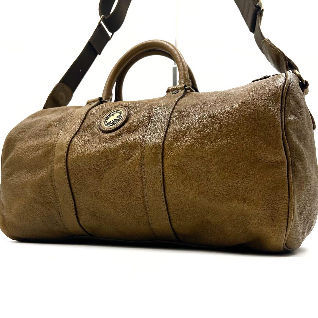 【限定モデル】HUNTING WORLD ボストンバッグ 2way バッファロー