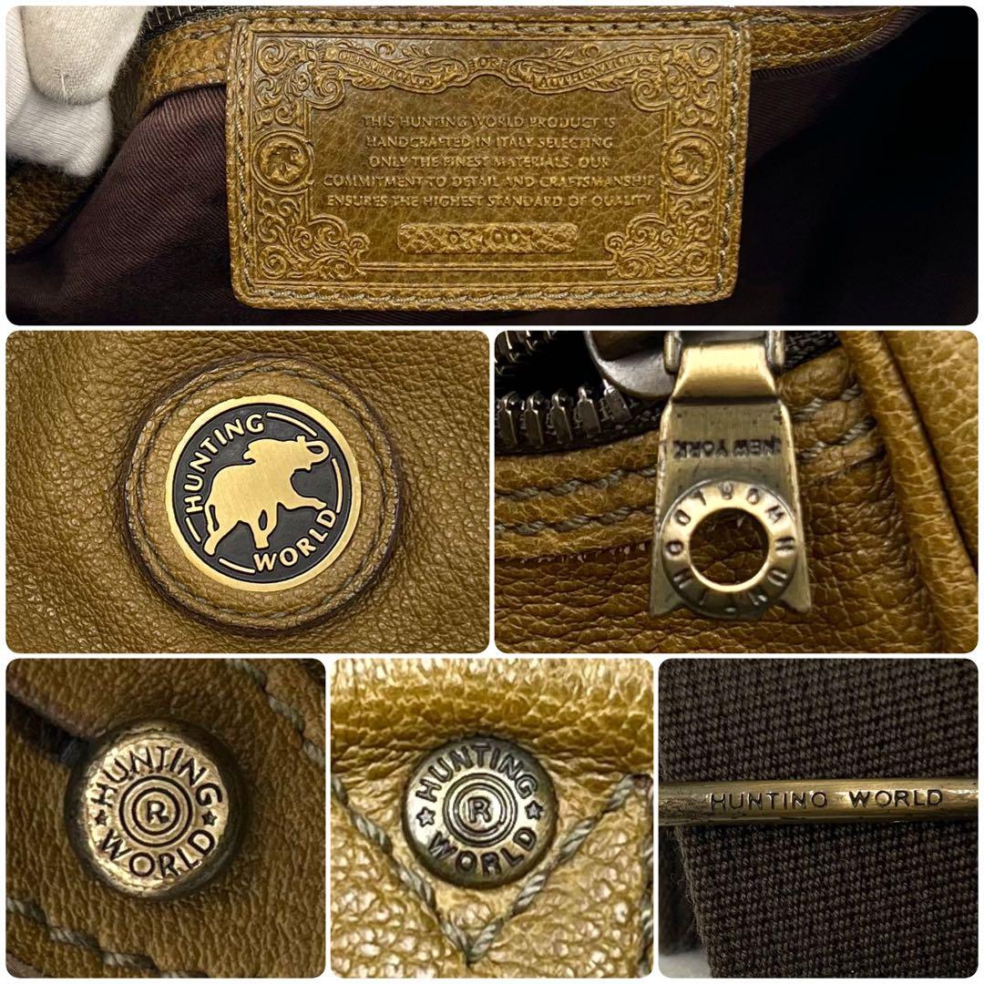 【限定モデル】HUNTING WORLD ボストンバッグ 2way バッファロー