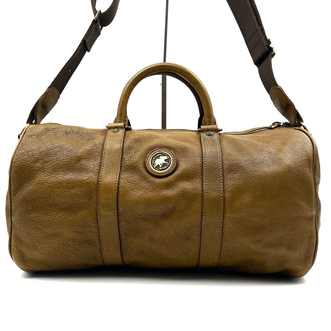 【限定モデル】HUNTING WORLD ボストンバッグ 2way バッファロー