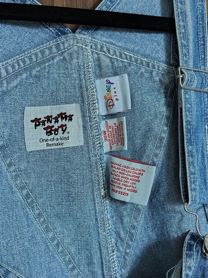 パナマボーイ Disney ワンピース 一点物 ディズニー 古着 サロペット