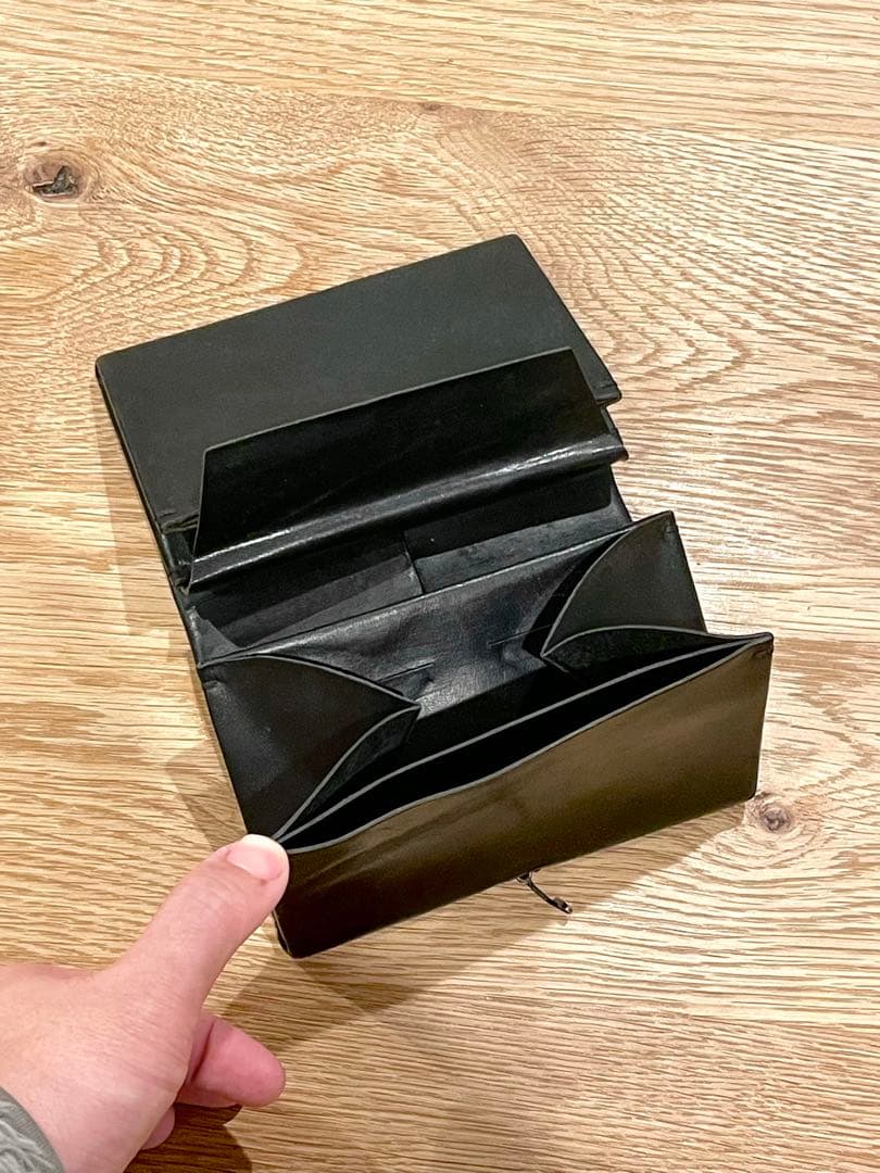 m.a+ エムエークロス W9 折り紙ウォレット 財布 BK DOUBLE