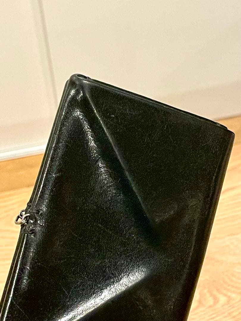 m.a+ エムエークロス W9 折り紙ウォレット 財布 BK DOUBLE