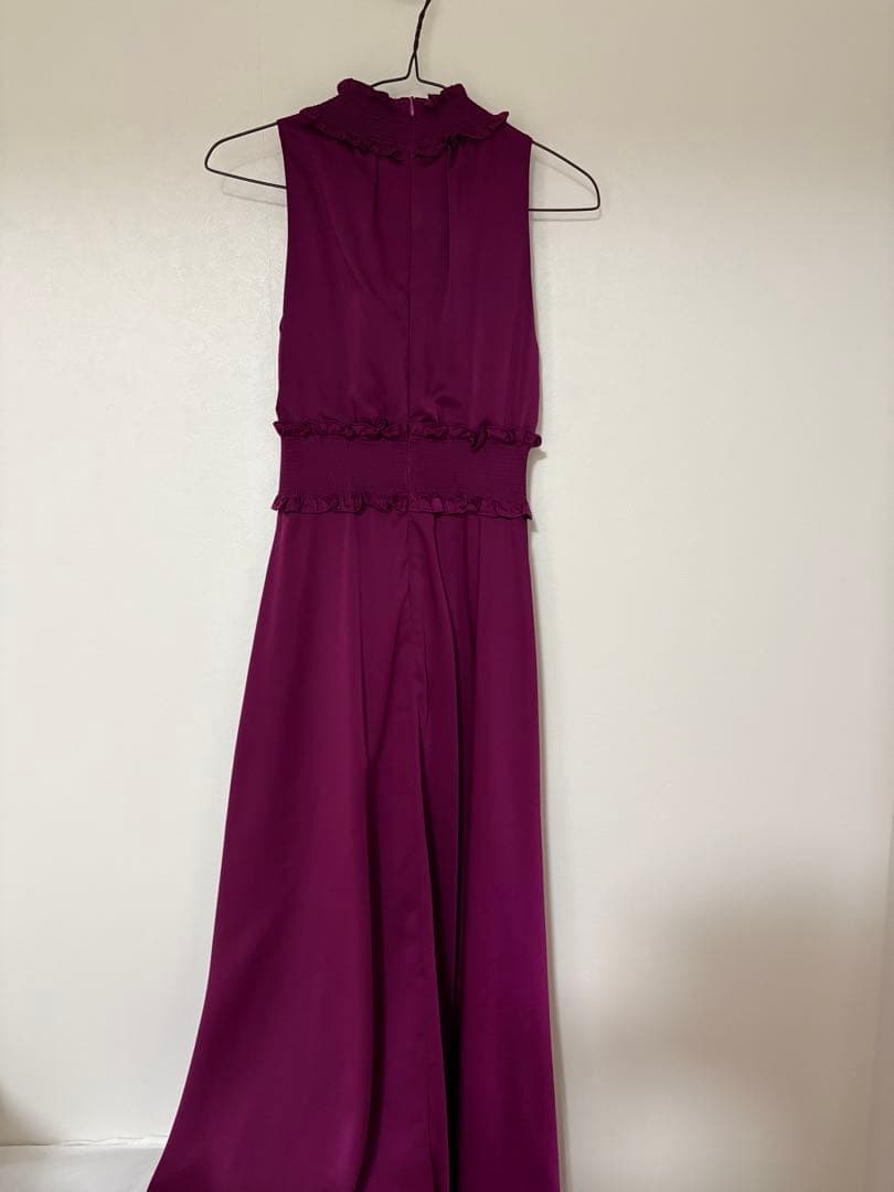 GINZA COUTURE パープル マキシドレス