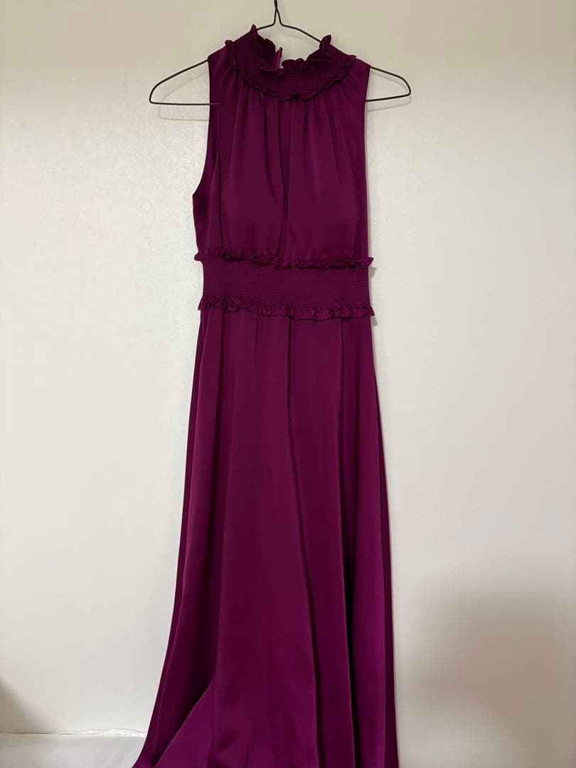 GINZA COUTURE パープル マキシドレス