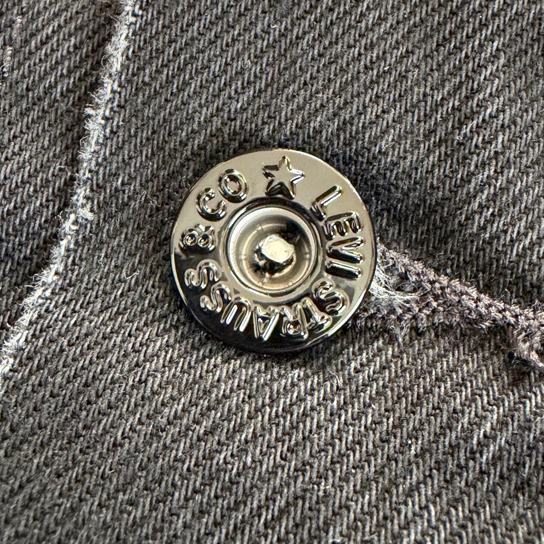 Levi’s　2nd　セカンド　トラッカー ジャケット　レザー　デニム　黒　M