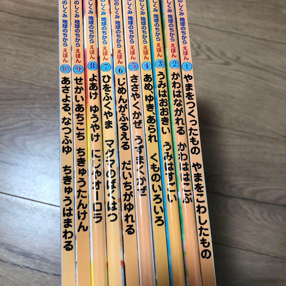 かこさとしの自然のしくみ 地球のちからえほん　10冊