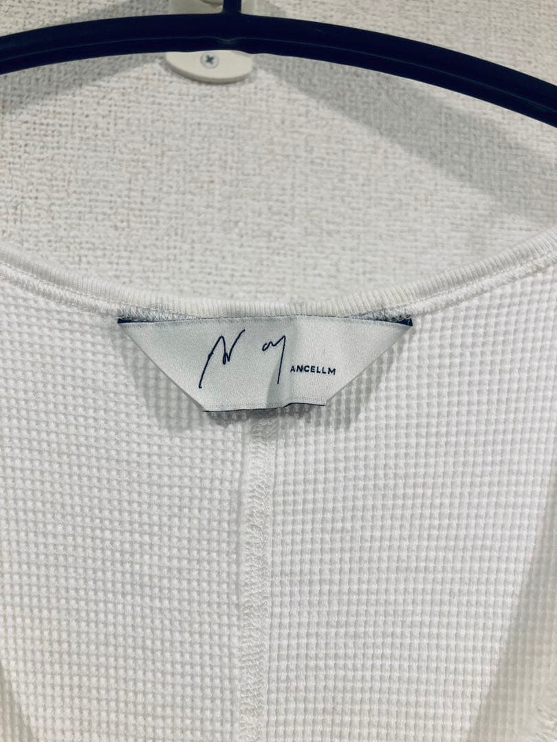 トップス ANCELLM DAMAGE WAFFLE TANK TOP size3