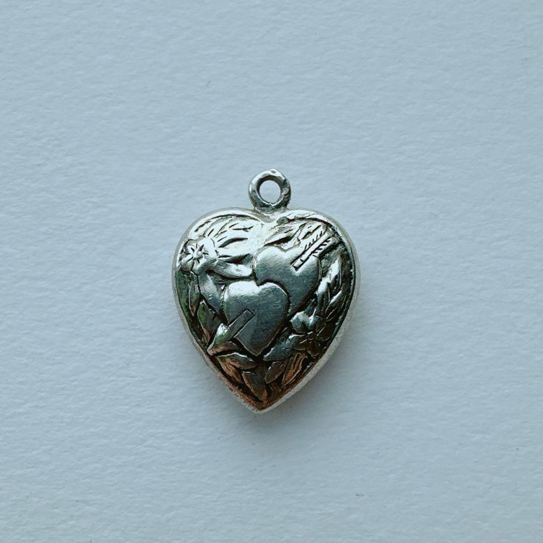 【J139】10s -40s スウィートハートジュエリー　ヴィンテージ　チャーム