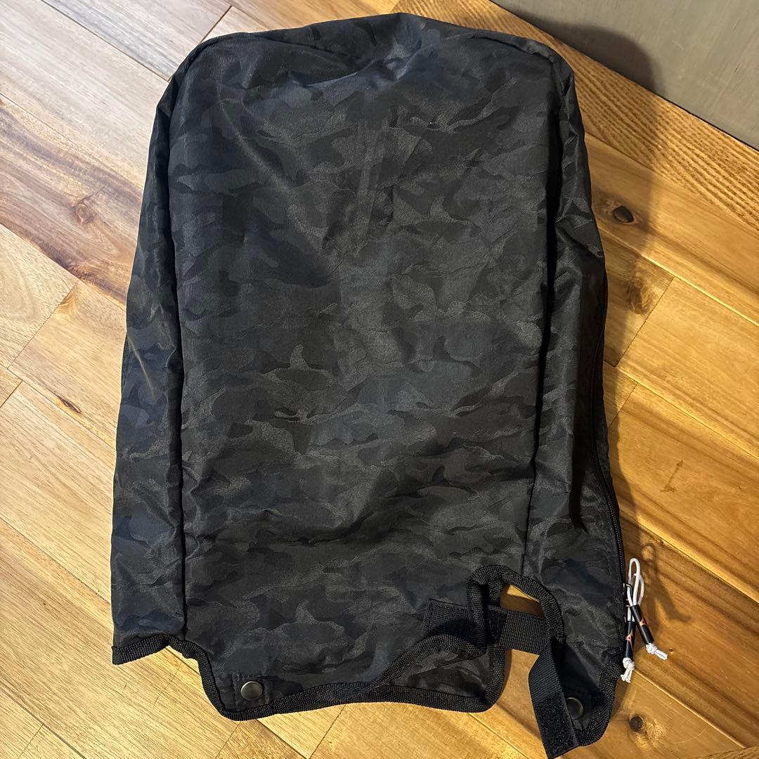 ミズノ　キャディバッグ　スタンド式　黒迷彩柄